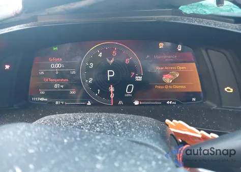 2021 Chevrolet Corvette Stingray Rwd 1Lt from USA, damaged, VIN 1G1YA2D45M5111637